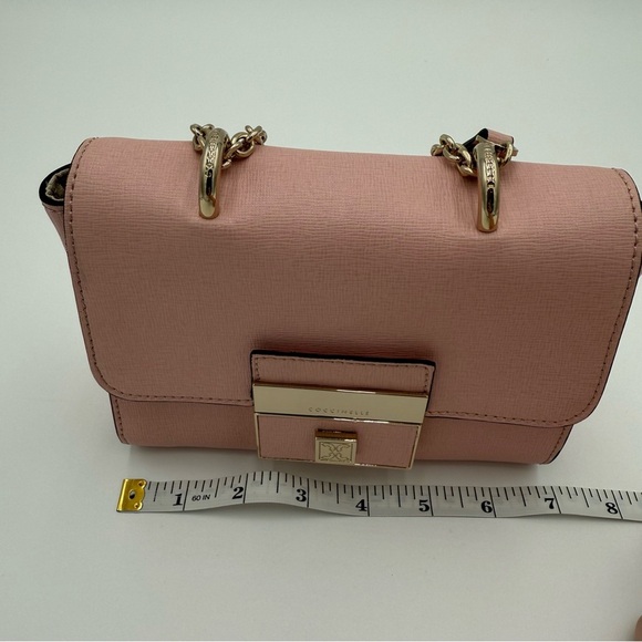 Coccinelle Vegan Leather Crossbody Shoulder Bag Purse Powder Blush Pink NWOT‎ - Picture 9 of 10